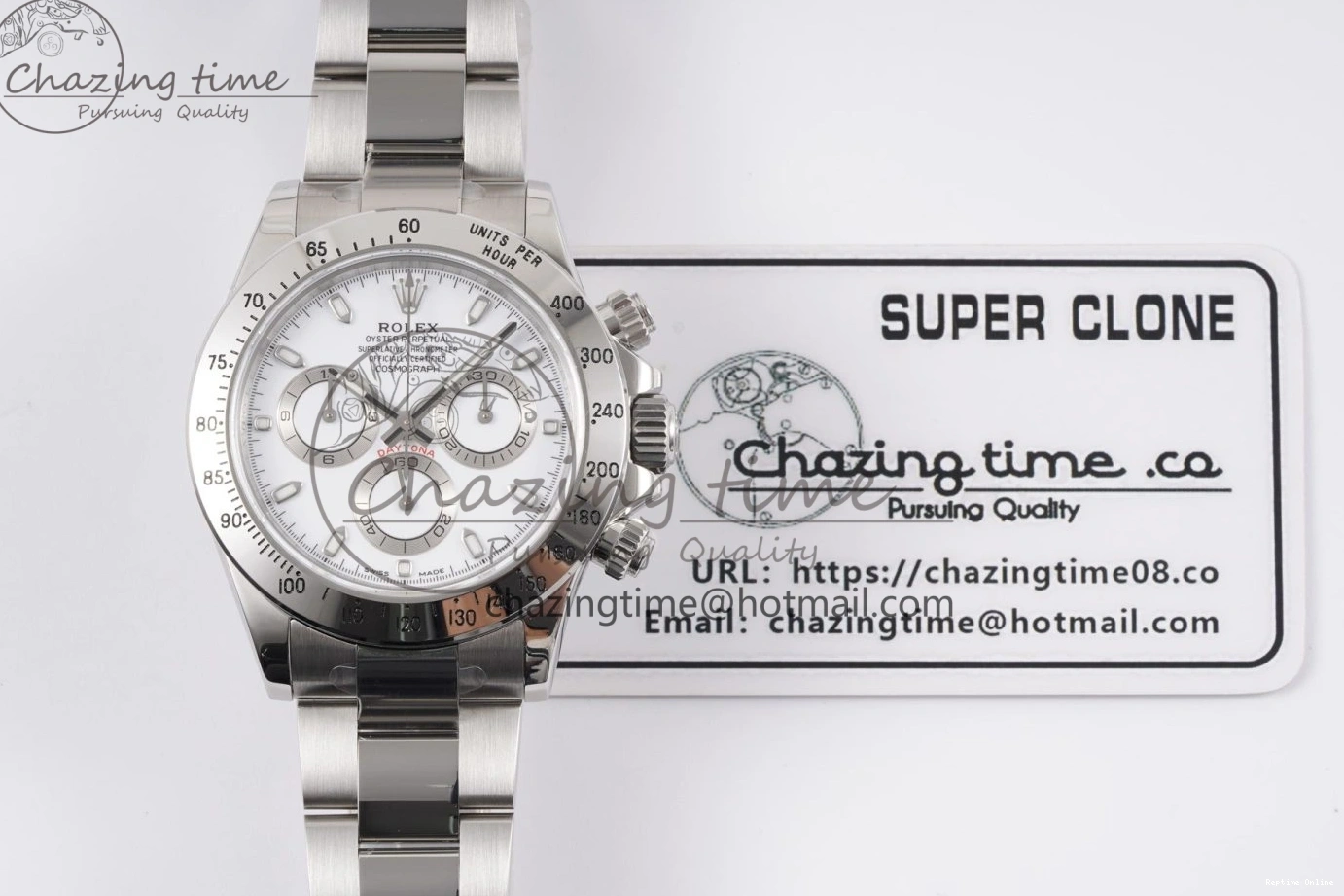 0210 AllSeason Daytona 116520 KING 1:1 Best Edition White Dial on SS Bracelet SH 1913